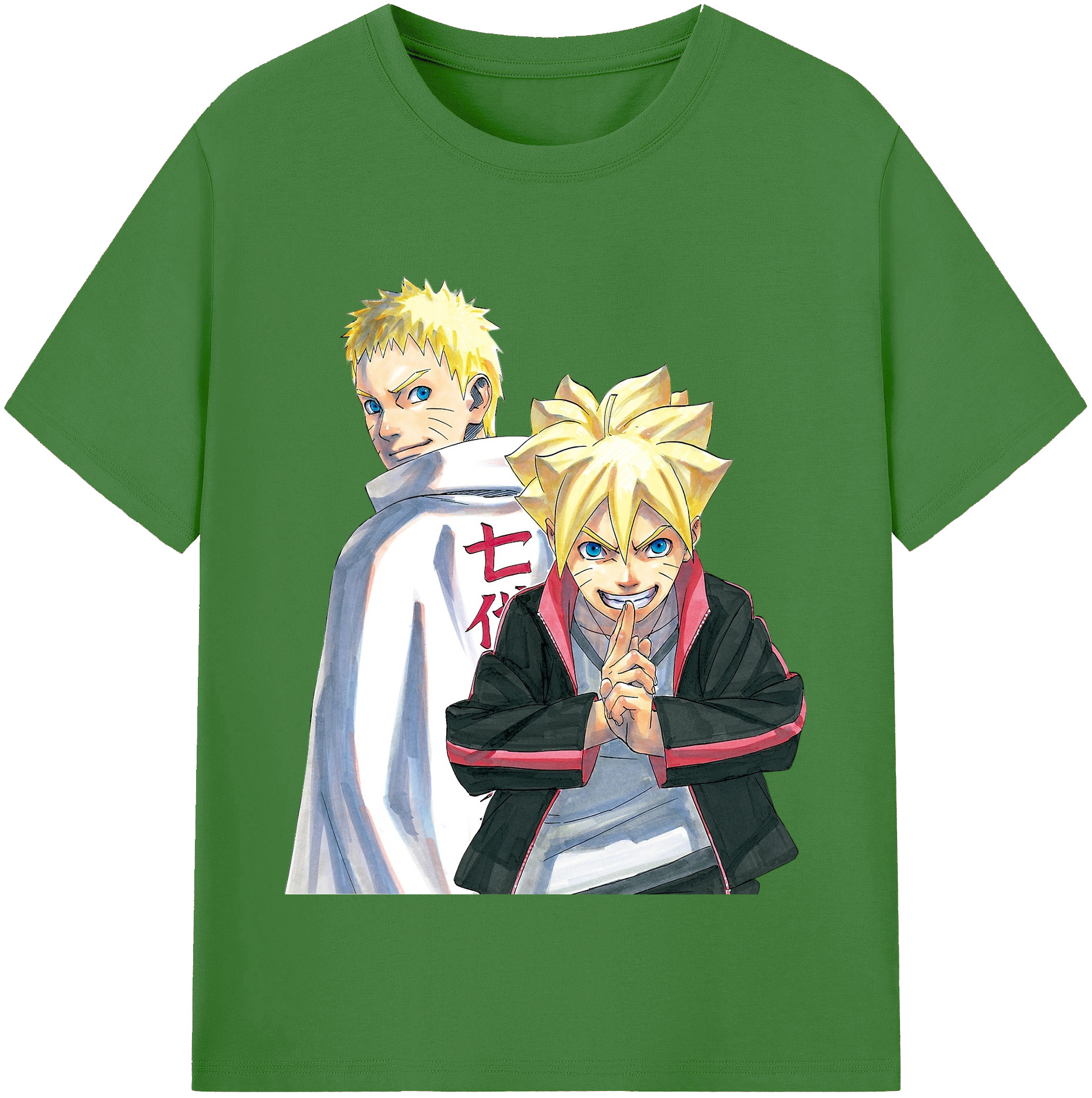 （画像用） NARUTO -ナルト- うずまき ボルト Uzumaki Boruto レディースカジュアルプリントTシャツ（綿100％）